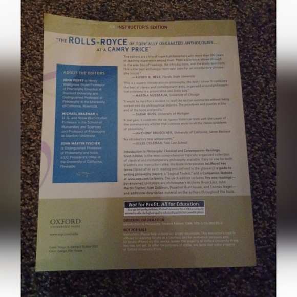 Introduction to Philosophy: Classical and Contemporary Readings - Picture 2 of 2